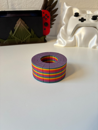 Figurka okrągła sensoryczna 3d, Raibow Tropical