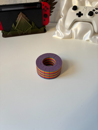 Figurka okrągła sensoryczna 3d, Raibow Tropical