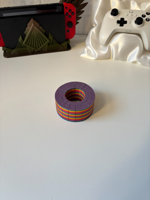 Figurka okrągła sensoryczna 3d, Raibow Tropical Figurka okrągła sensoryczna 3d, Raibow Tropical