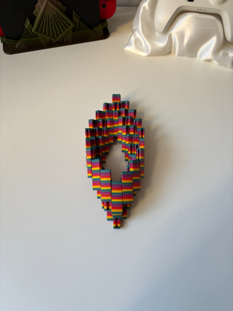Figurka okrągła sensoryczna 3d, Raibow Tropical Figurka okrągła sensoryczna 3d, Raibow Tropical