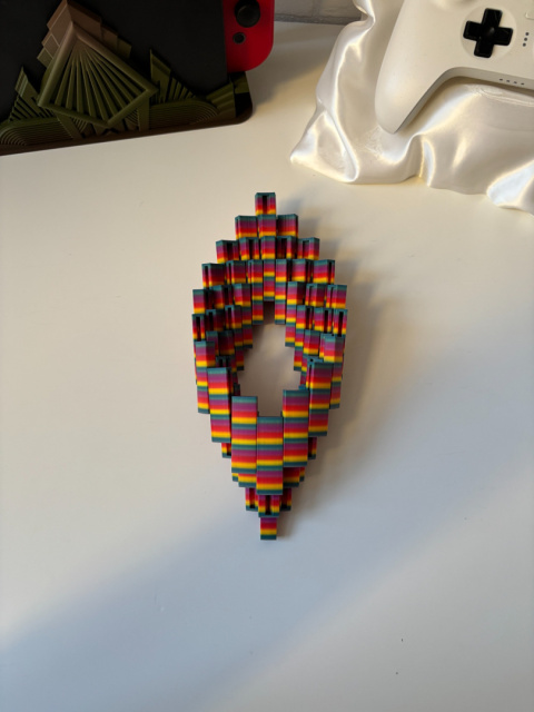 Figurka okrągła sensoryczna 3d, Raibow Tropical Figurka okrągła sensoryczna 3d, Raibow Tropical