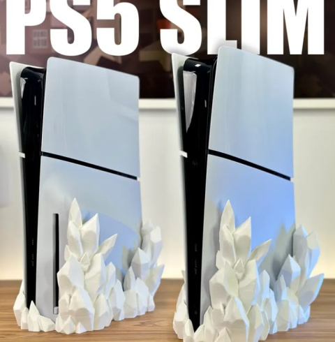 Obudowa do PS5 Slim Crystal, Biały Obudowa do PS5 Slim Crystal, Biały