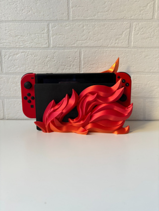 Obudowa do Nintendo Switch OLED & Classic FLAME, Ognisty