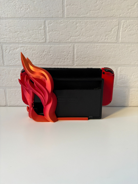 Obudowa do Nintendo Switch OLED & Classic FLAME, Ognisty Obudowa do Nintendo Switch OLED & Classic FLAME, Ognisty