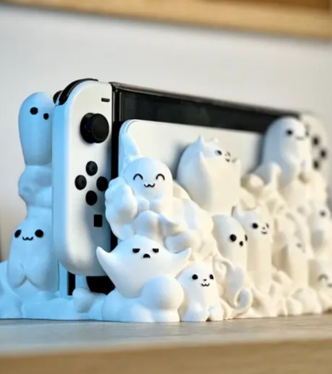 Obudowa do Nintendo Switch Cute Ghost, Biały Obudowa do Nintendo Switch Cute Ghost, Biały