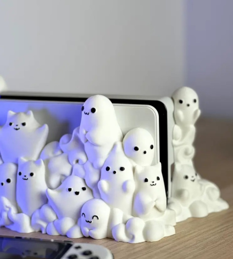 Obudowa do Nintendo Switch Cute Ghost, Biały Obudowa do Nintendo Switch Cute Ghost, Biały