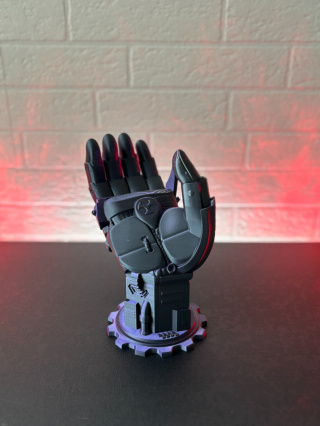 Podstawka ruchowa Ręka CyberPunk, Fioletowa