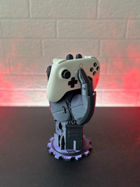 Podstawka ruchowa Ręka CyberPunk, Fioletowa Podstawka ruchowa Ręka CyberPunk, Fioletowa